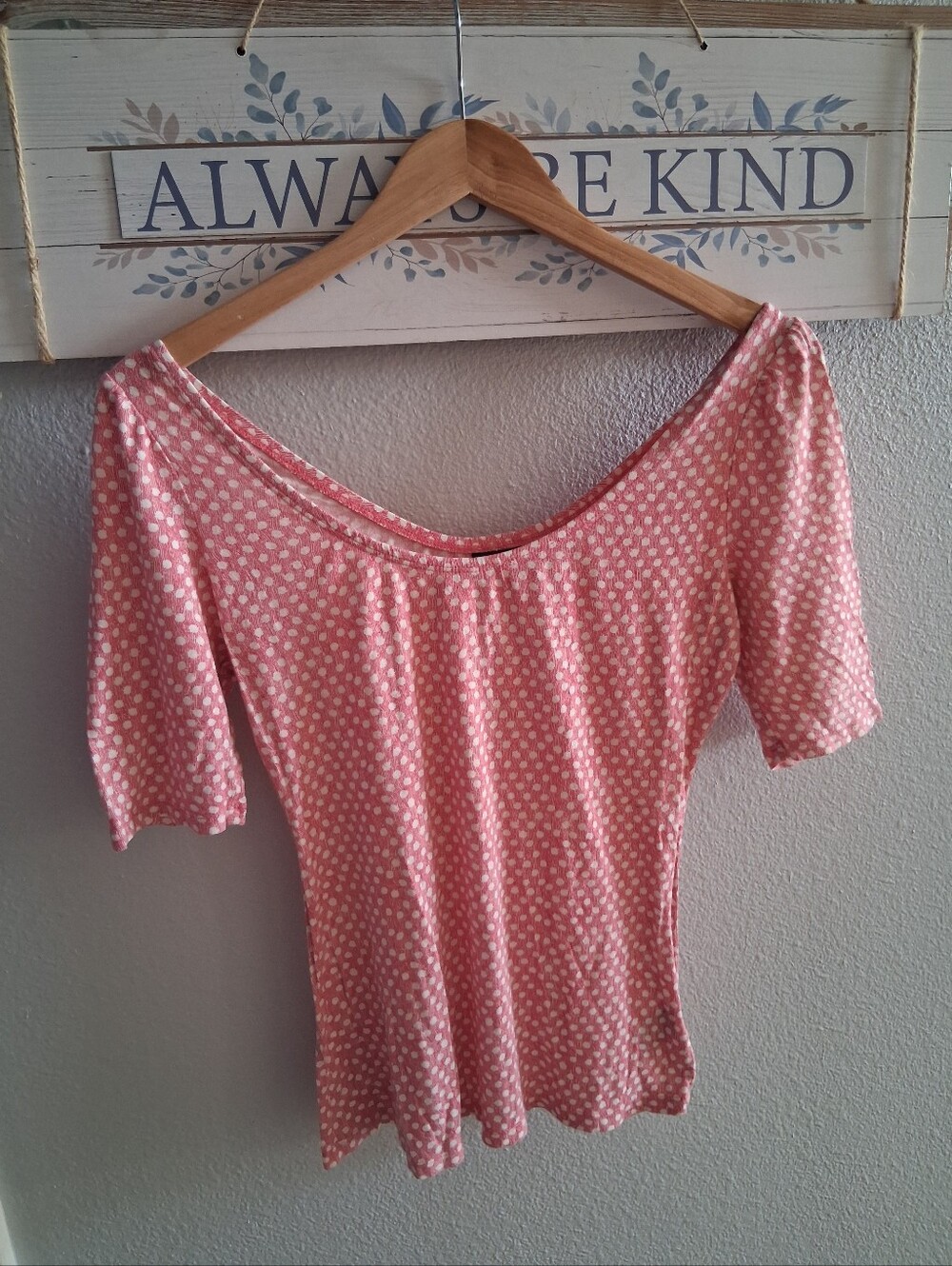 5/$13 Polka Dot top